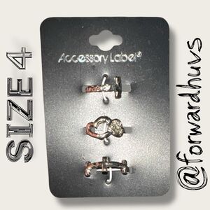 Bundle Sale 3 for $15 | Accessory Label Nickel Free Ring Set of 3 - Size 4